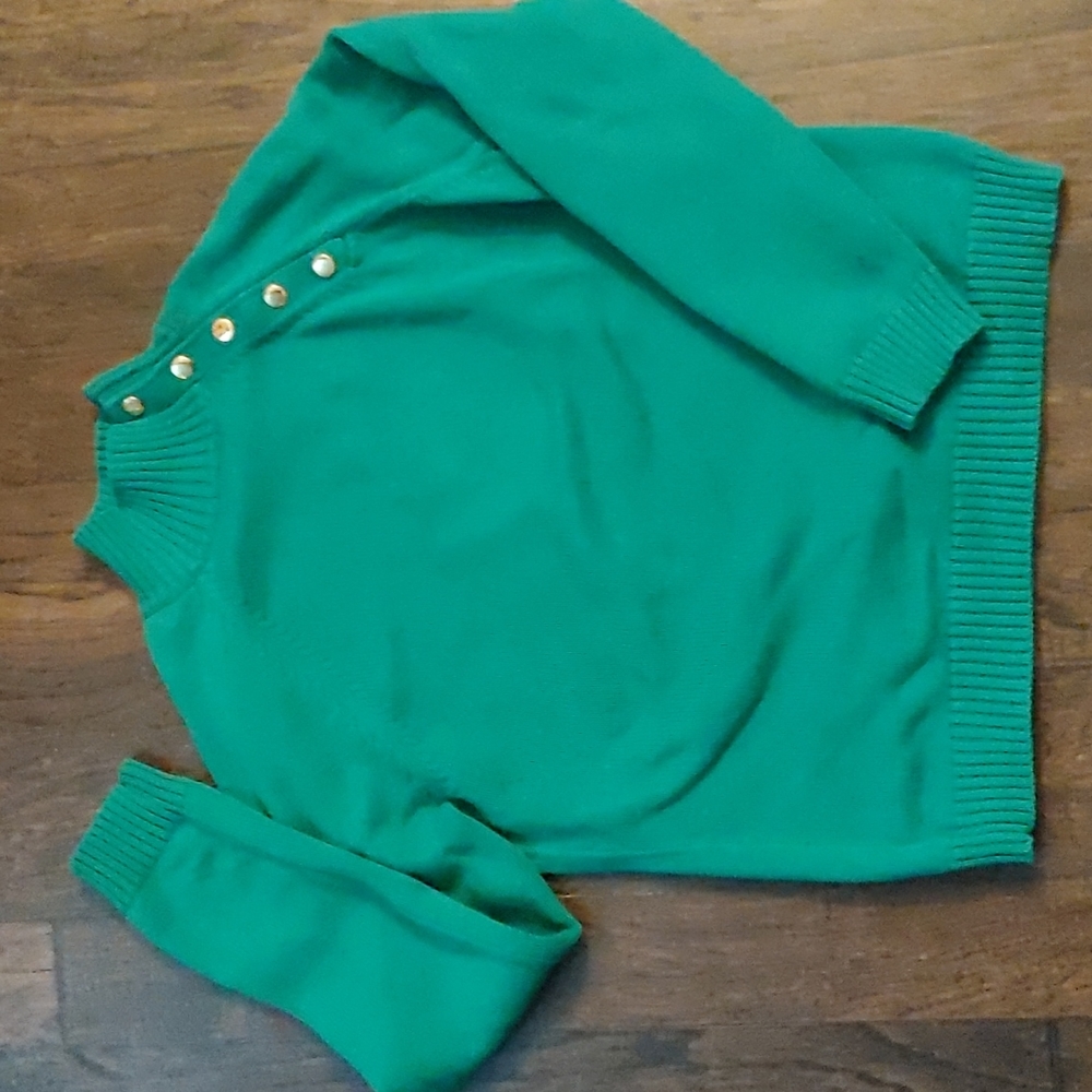 Green Chaps sweater